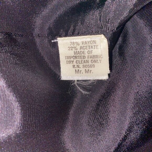 Mr Mr women vintage size 3 three button crepe blazer khaki - Picture 12 of 12
